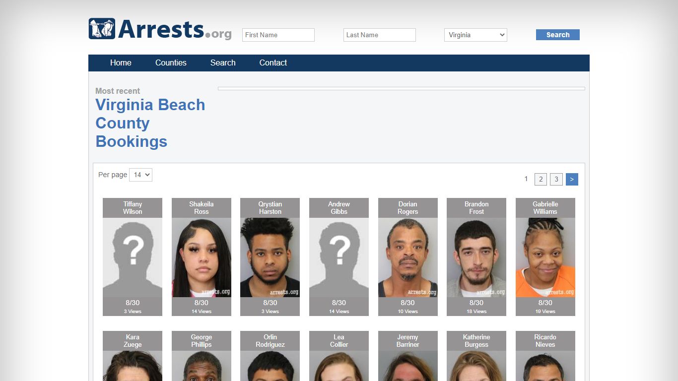 Virginia Beach County Arrests and Inmate Search